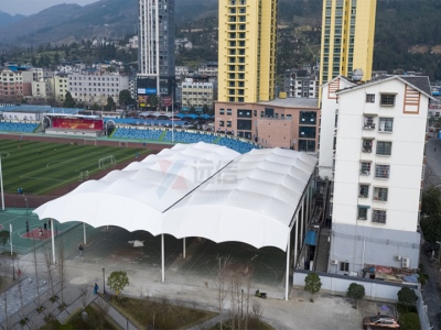 桐梓一中籃球場(chǎng)膜結(jié)構(gòu)